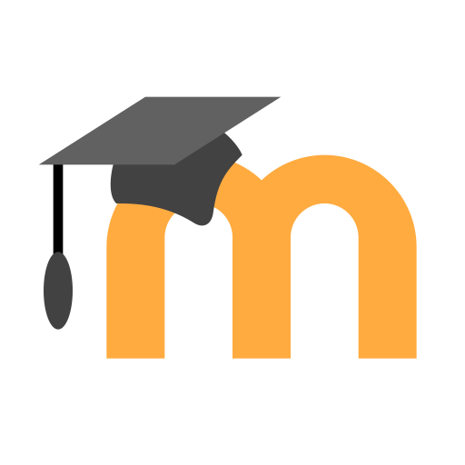 Moodle platformas logo